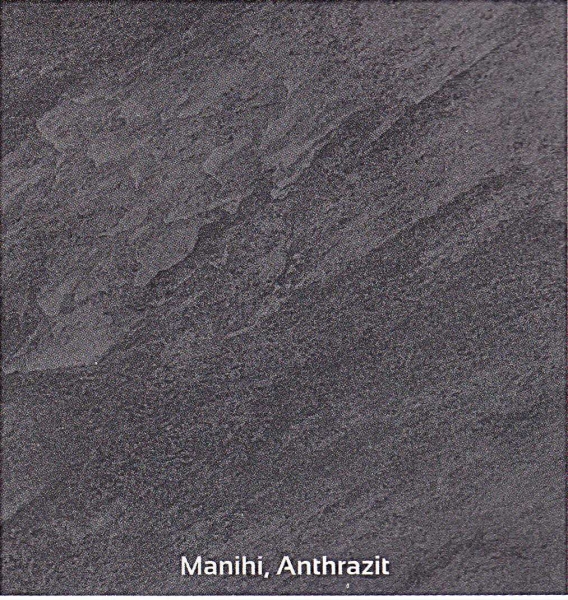 Terrassenplatten - Manihi - Format 60x60 - Farbe Anthrazit